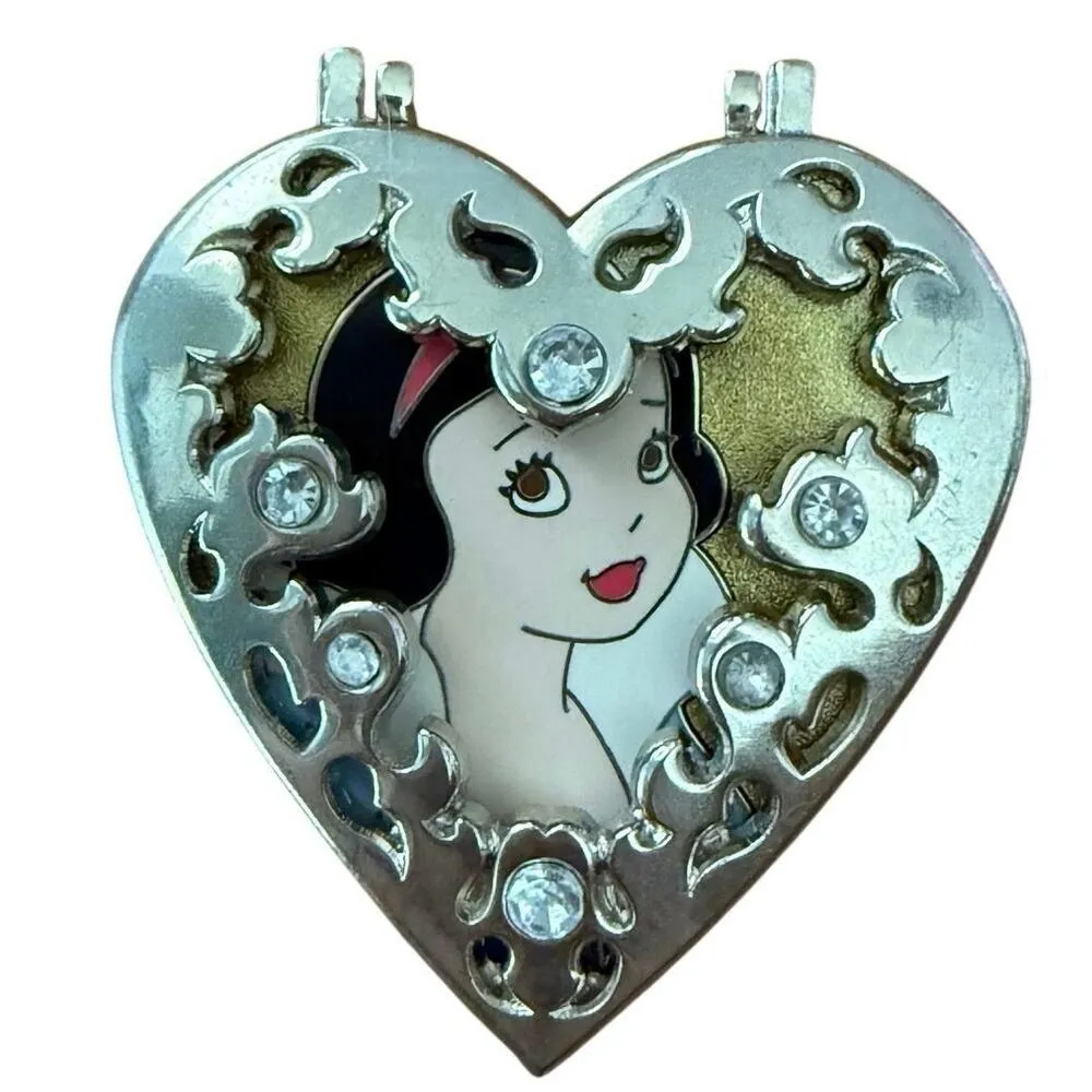 Disney Shopping Snow White Princess Locket Hinged 2008 LE 300 Rare Pin - Image 4