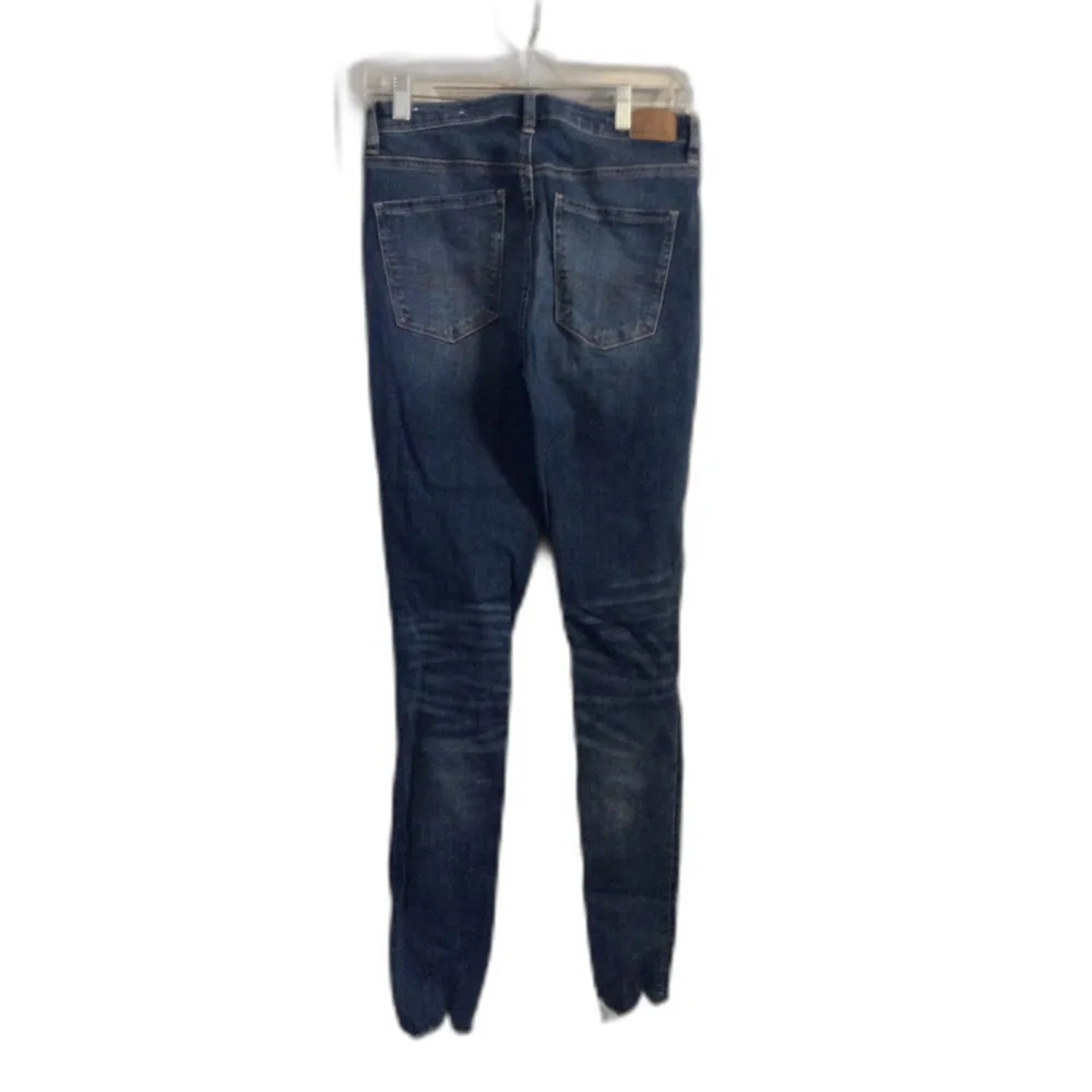 American Eagle Next Level Stretch Super Hi Rise Jegging Destroyed Size 8 X-LONG - Image 2