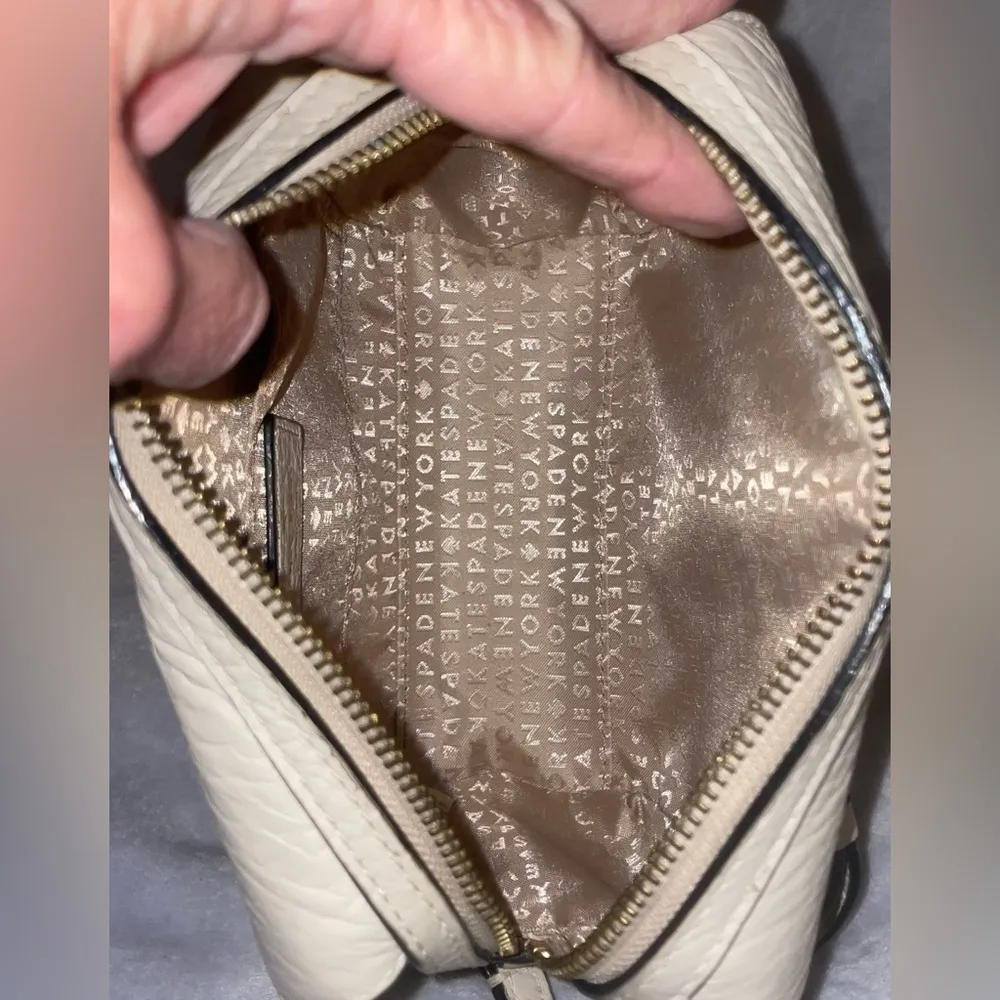 NWOT Cream Perri Lane Bubbles LooLoo Shoulder Bag/Crossbody Neutral - Image 9