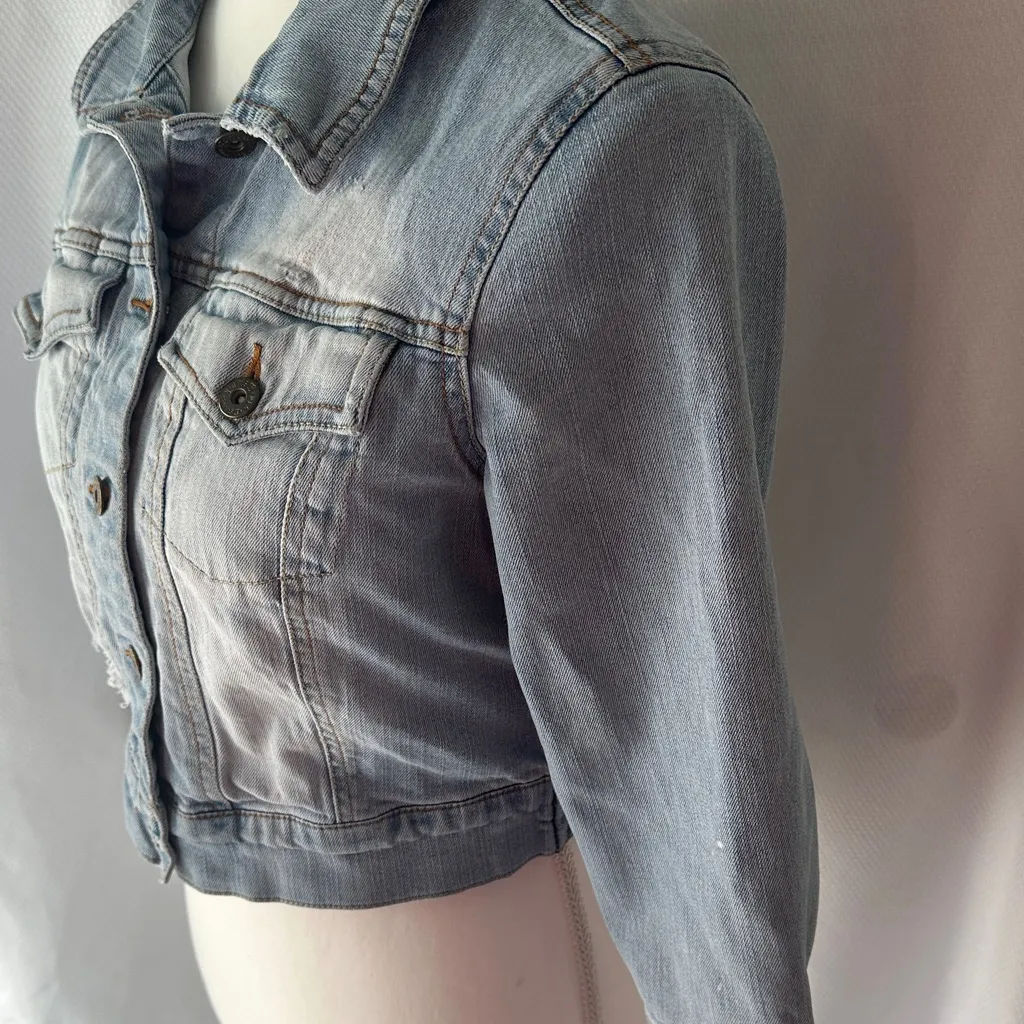 Paris Blues Sky Blue Denim Jacket - Image 4