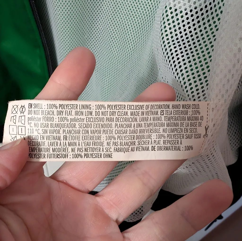 Forever 21 X Pony Retro Jacket Small Green/White/Black Green - Image 7