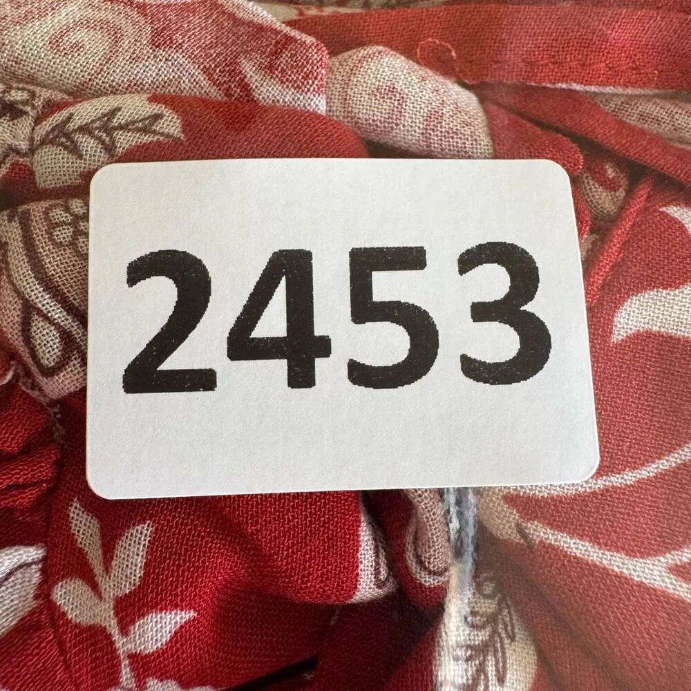 Anthropologie Maeve Melina Maxi Dress Bohemian Long Sleeves SZ XXS  # 2453 - Image 16