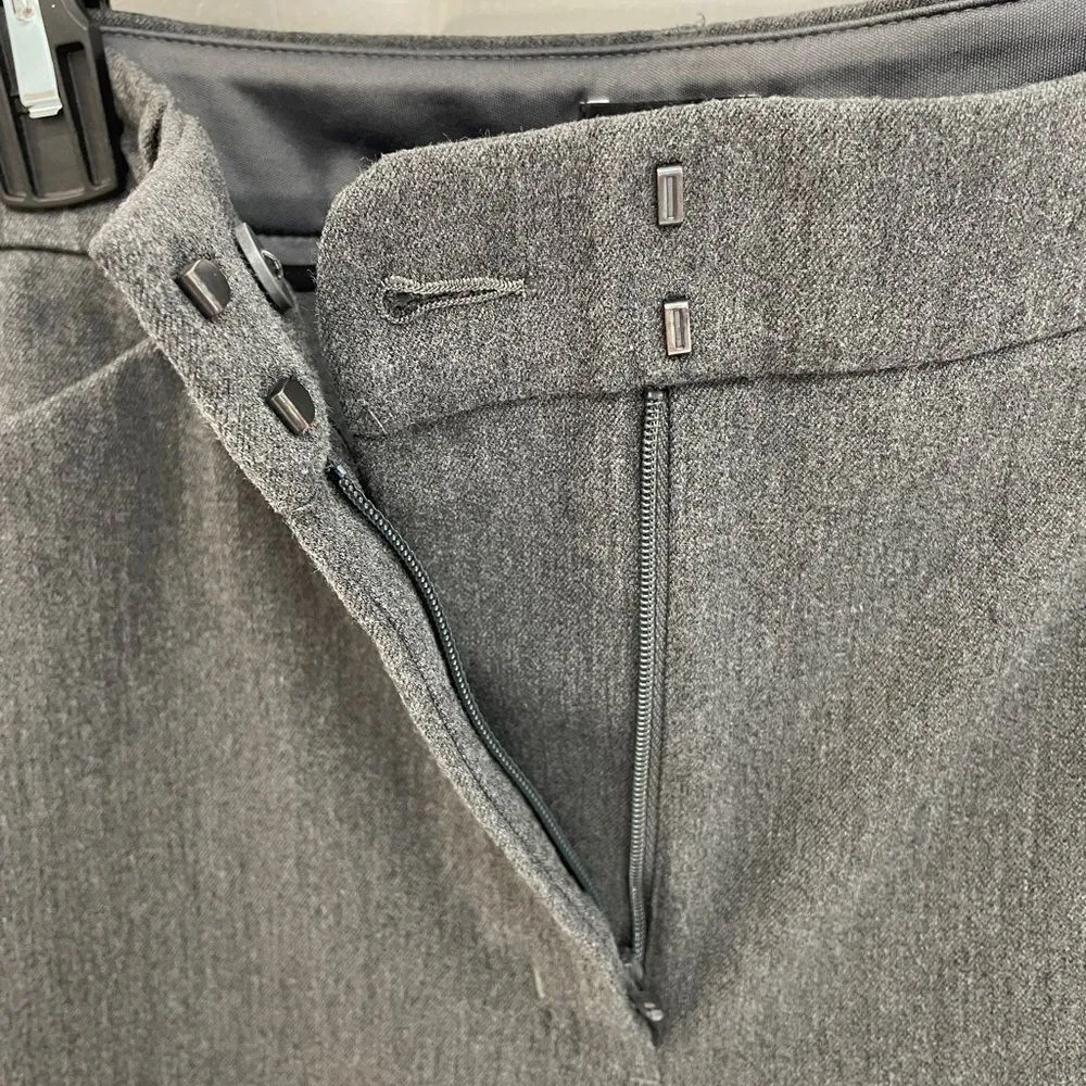 Express Editor High Waisted Skinny Grey Pants Women’s Size 4 - Image 3