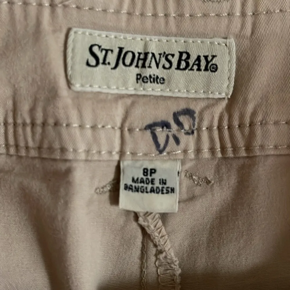 St. John’s Bay Stretch Khaki Skirt Skort Size 10 - Image 4