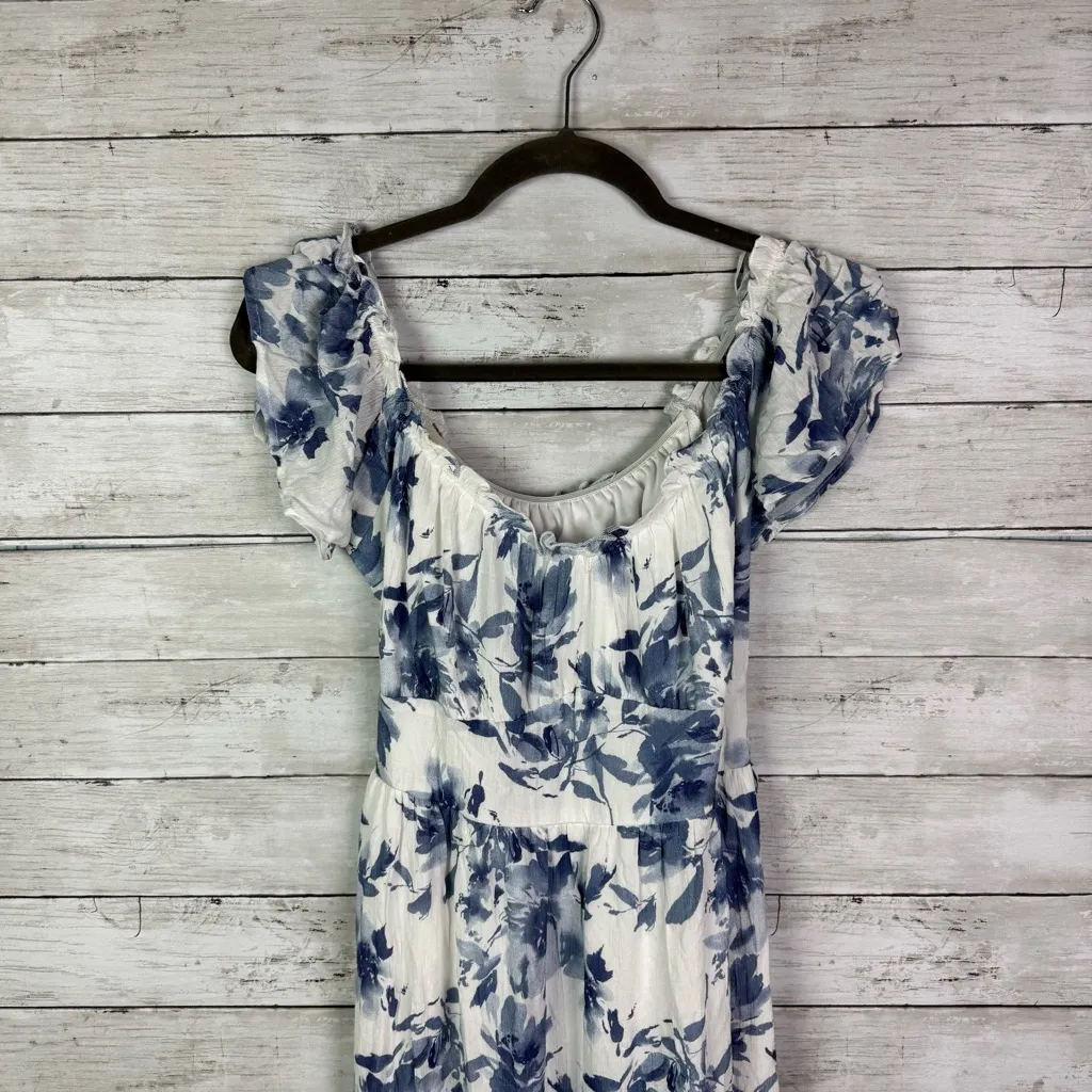 Lulus Delightfully Sweet White Floral Off - Image 4