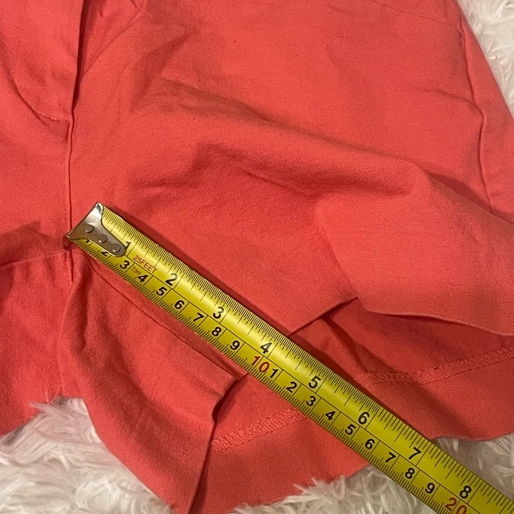 New York & Company Shorts Womens 2 Pink Hot Pants Mid Rise Flat Front - Image 7