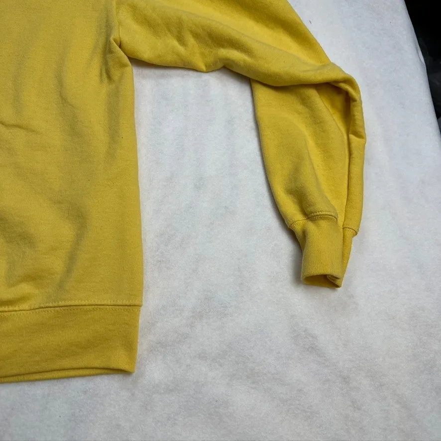Yellow Walt Disney World Hoodie Sweatshirt Womens Size S Mickey Mouse‎ Graphic - Image 8