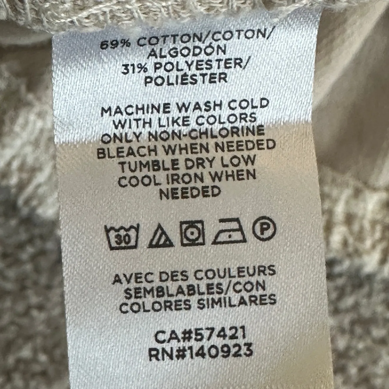 NWT Loft Tank Top Women M Beige Cotton Textured Boucle Knit Tropical Coastal - Image 5