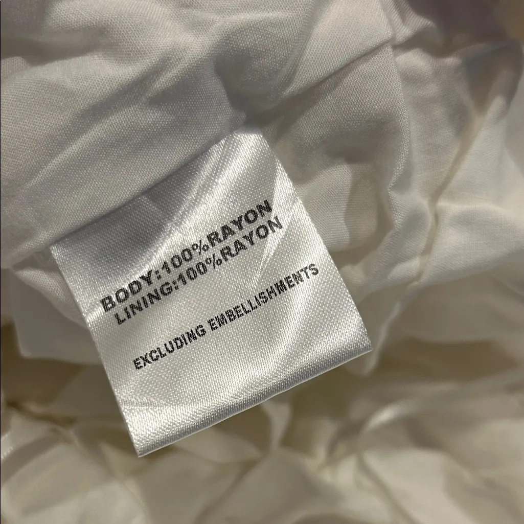 Princess Polly Cream Ruffled Skater Skirt - Image 6