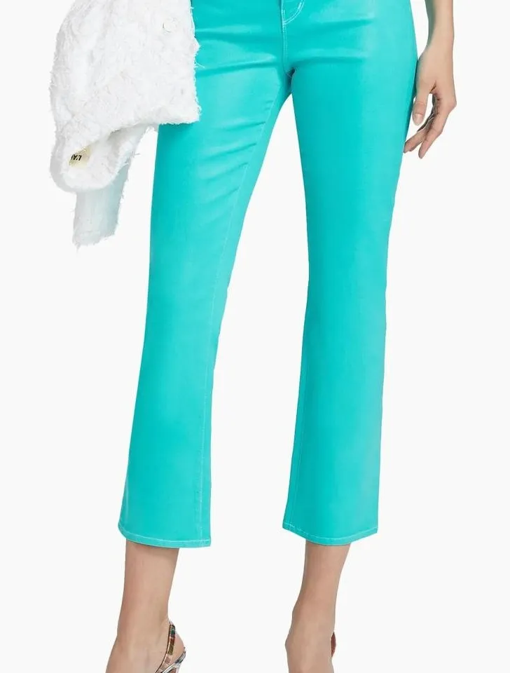 L'AGENCE Tati High-Rise Crop Micro Bootcut Jeans Size 26 NWOT MSRP $275 - Image 1