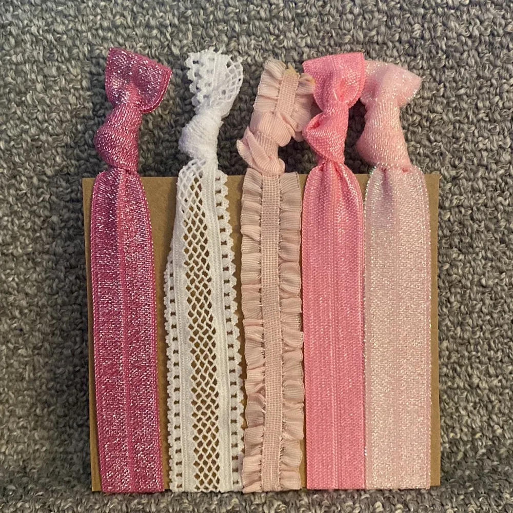 Hair Tie Set #102 Pink - Image 2