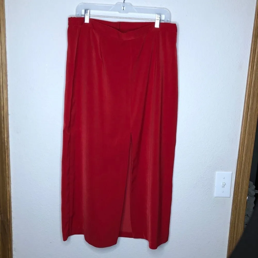 Vintage MetroStyle‎ Skirt Set Red Size 16 - Image 9