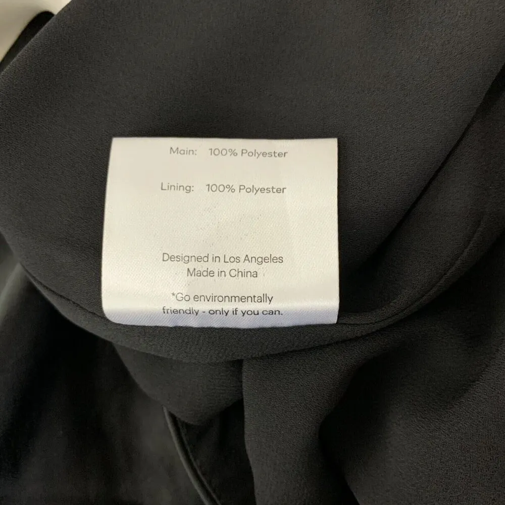 Fame and Partners Black Skirt 16 Elegant Zip Back High Waisted - Image 9