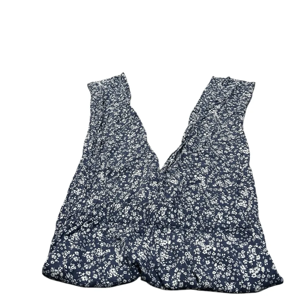 JESSICA SIMPSON blue and white floral pull on pants - Image 3