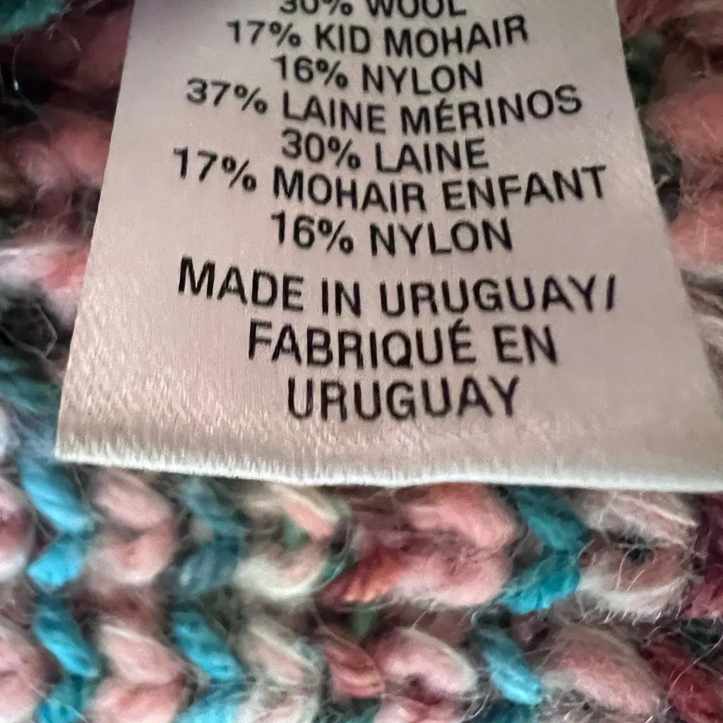 Ulla Johnson Rosina Colorful Knit Puff Sleeve Sweater XS Small - Image 8