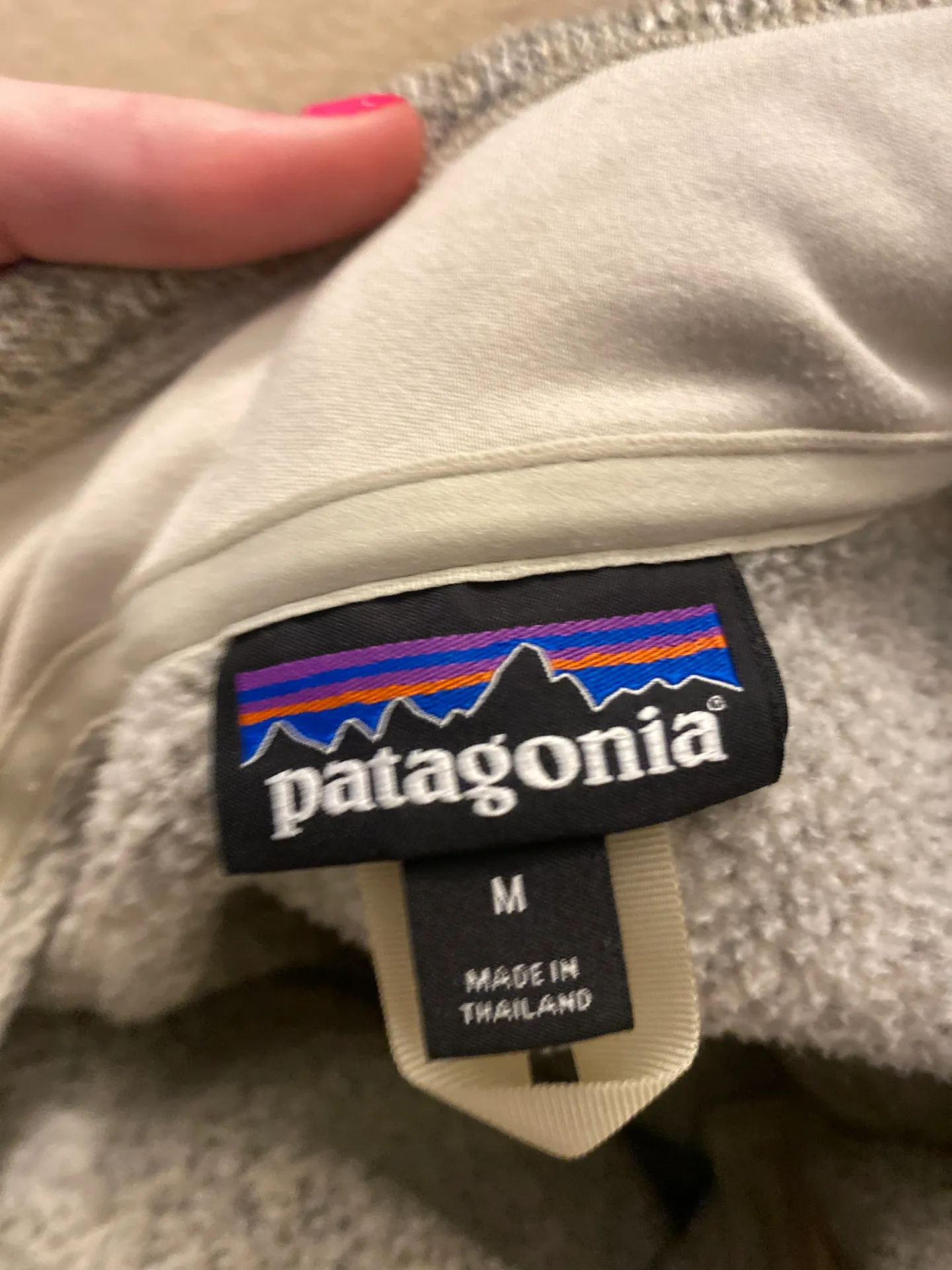 Patagonia Pullover Gray - Image 3