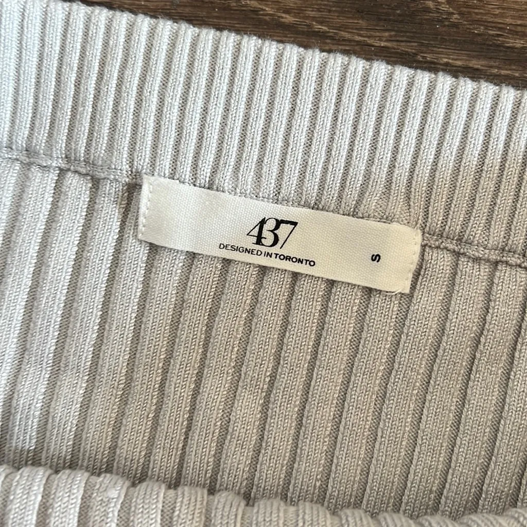 THE GAIA MIDI SKIRT / Gray - Image 7