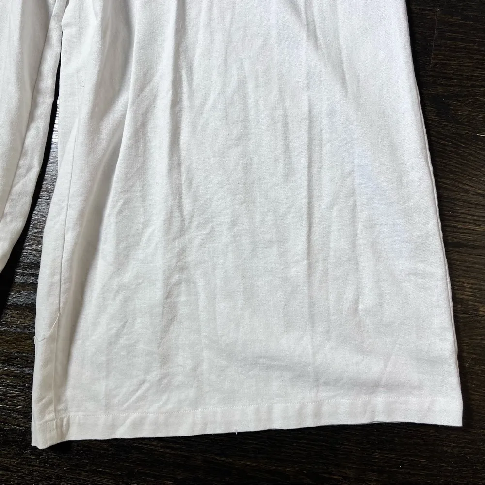 Neon White Wide Leg Jumpsuit - Image 3