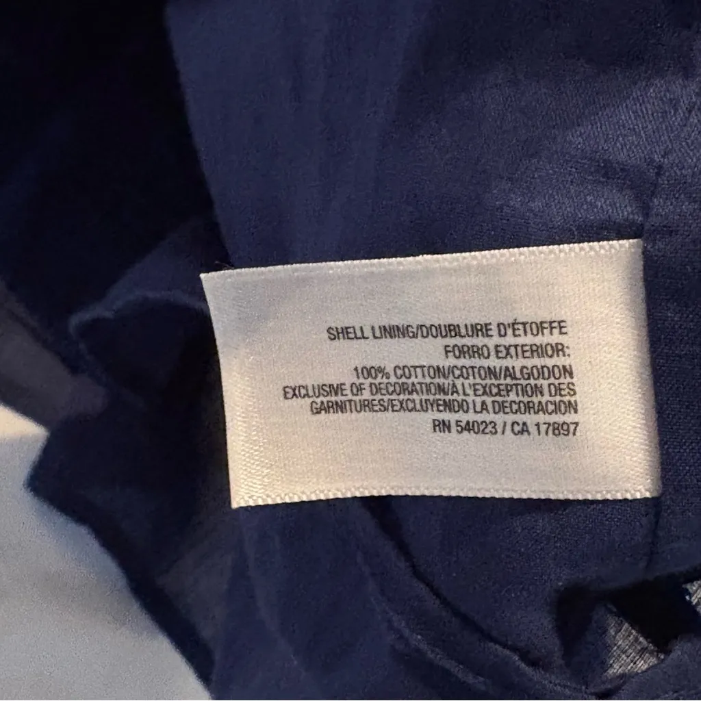 Old Navy Navy Blue Dress with Teal Embroidery - Image 6