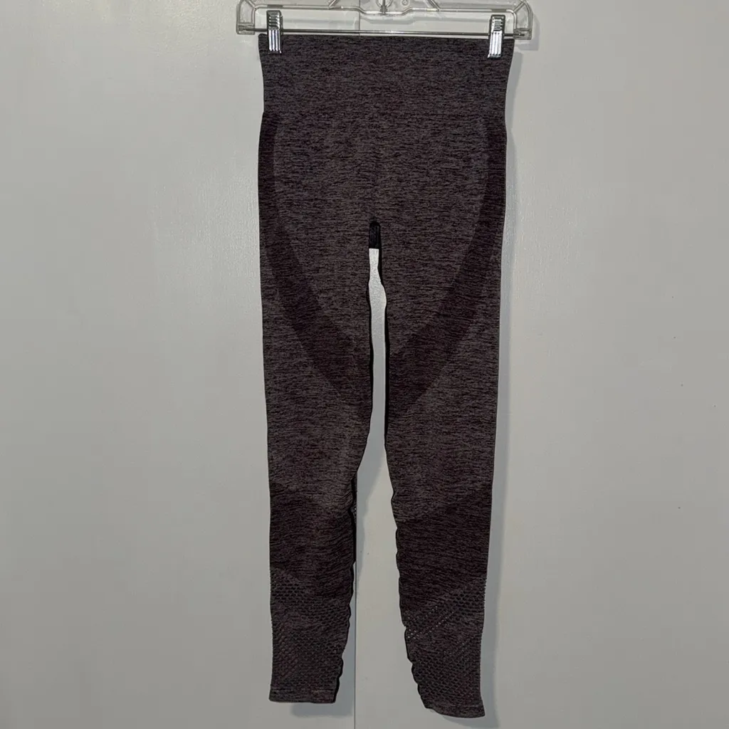 Victoria's Secret PINK Seamless Tight Leggings High Rise Purple Women’s XS - Image 4