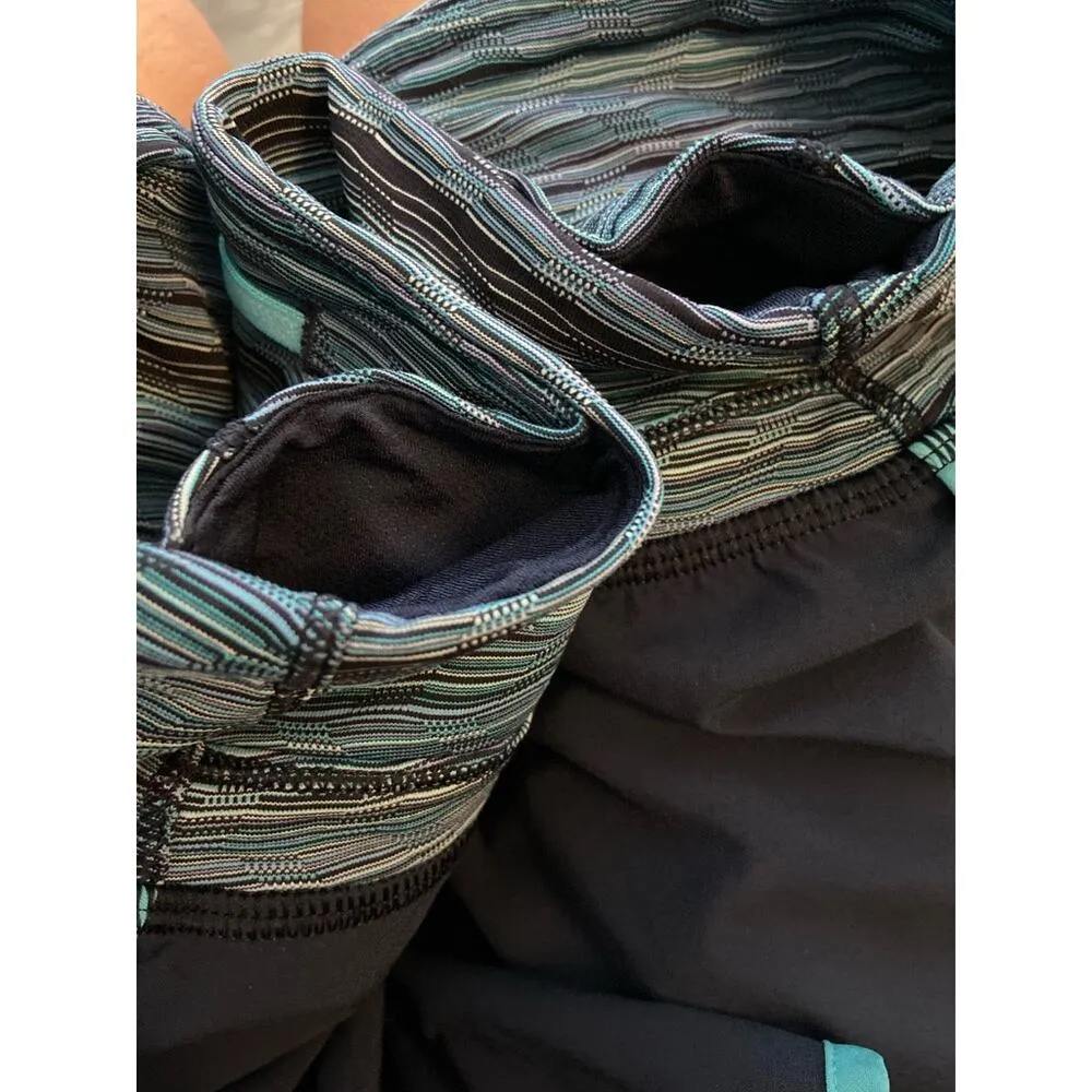 Lululemon Run Times Short Inkwell Space Dye Twist Naval Blue Peacock Blue 4 - Image 4