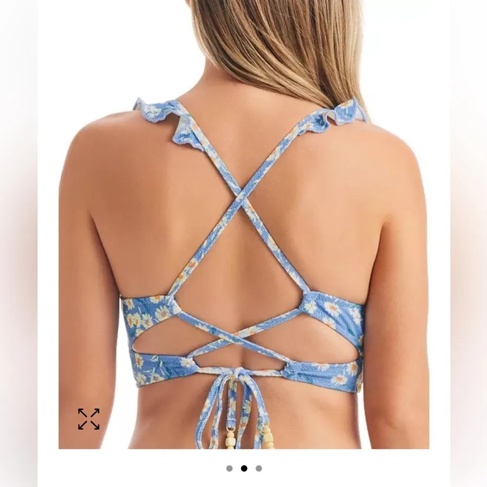 Wildflower Park Ruffle Bikini sz M - Image 4