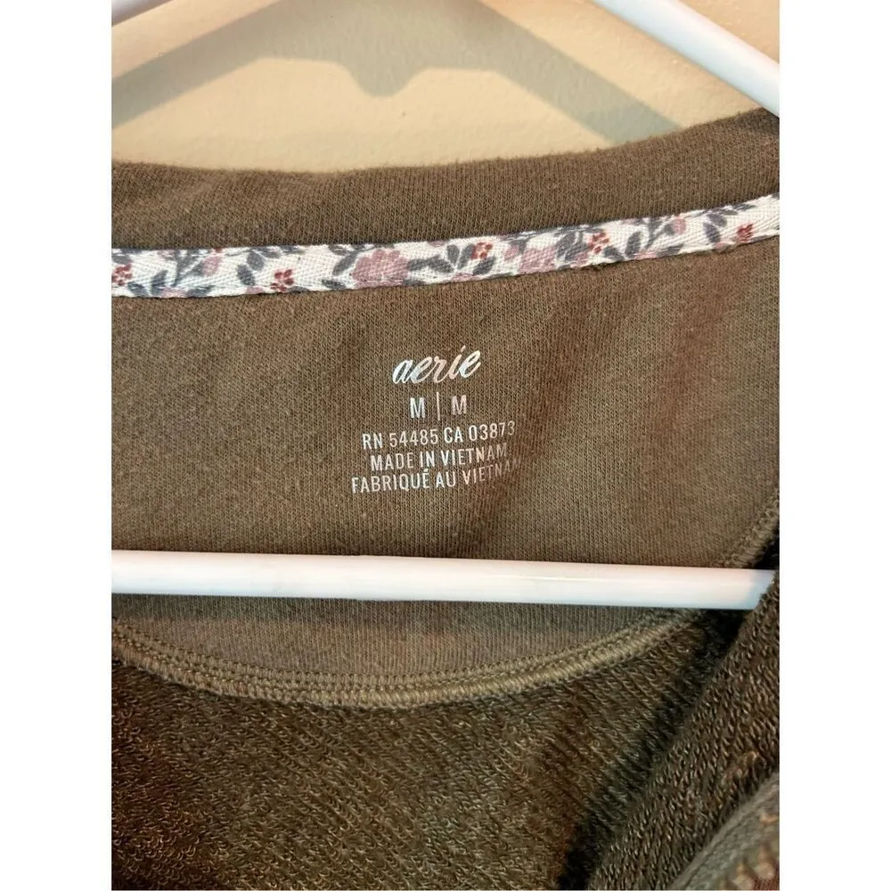 aerie cropped sweatshirt - Image 2