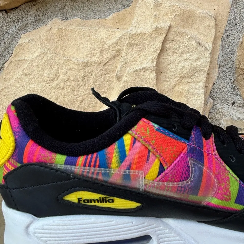 Nike Womens‎ 8 Air Max 90 Latino Heritage Month Sneakers Familia DJ4703-900 2021 - Image 11