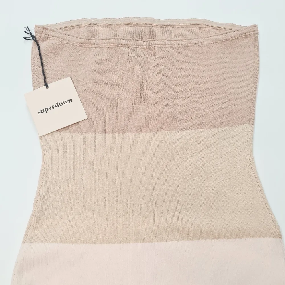 Superdown Perla Ombre Mini Dress in Nude Ombre - Image 9