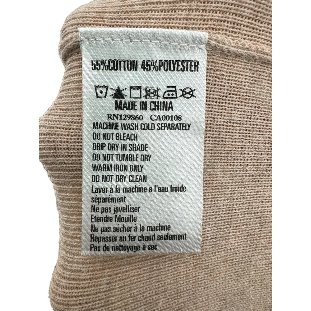 Rhythm Maverick Romper Size Medium Oatmeal Beige Neutral One Piece Lounge Button Tan - Image 6