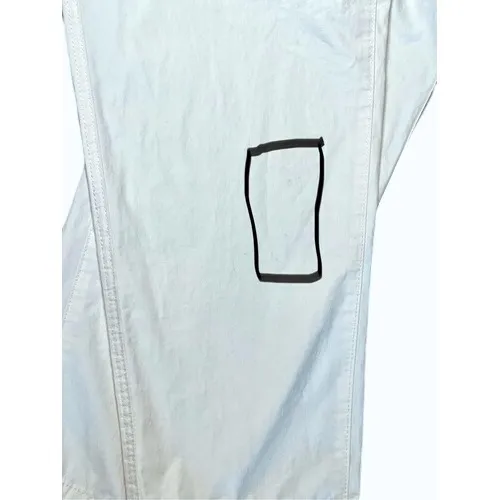 H&M Relaxed Fit Cream Tapered Chino Slacks Pants‎ LARGE Normcore Casual - Image 6