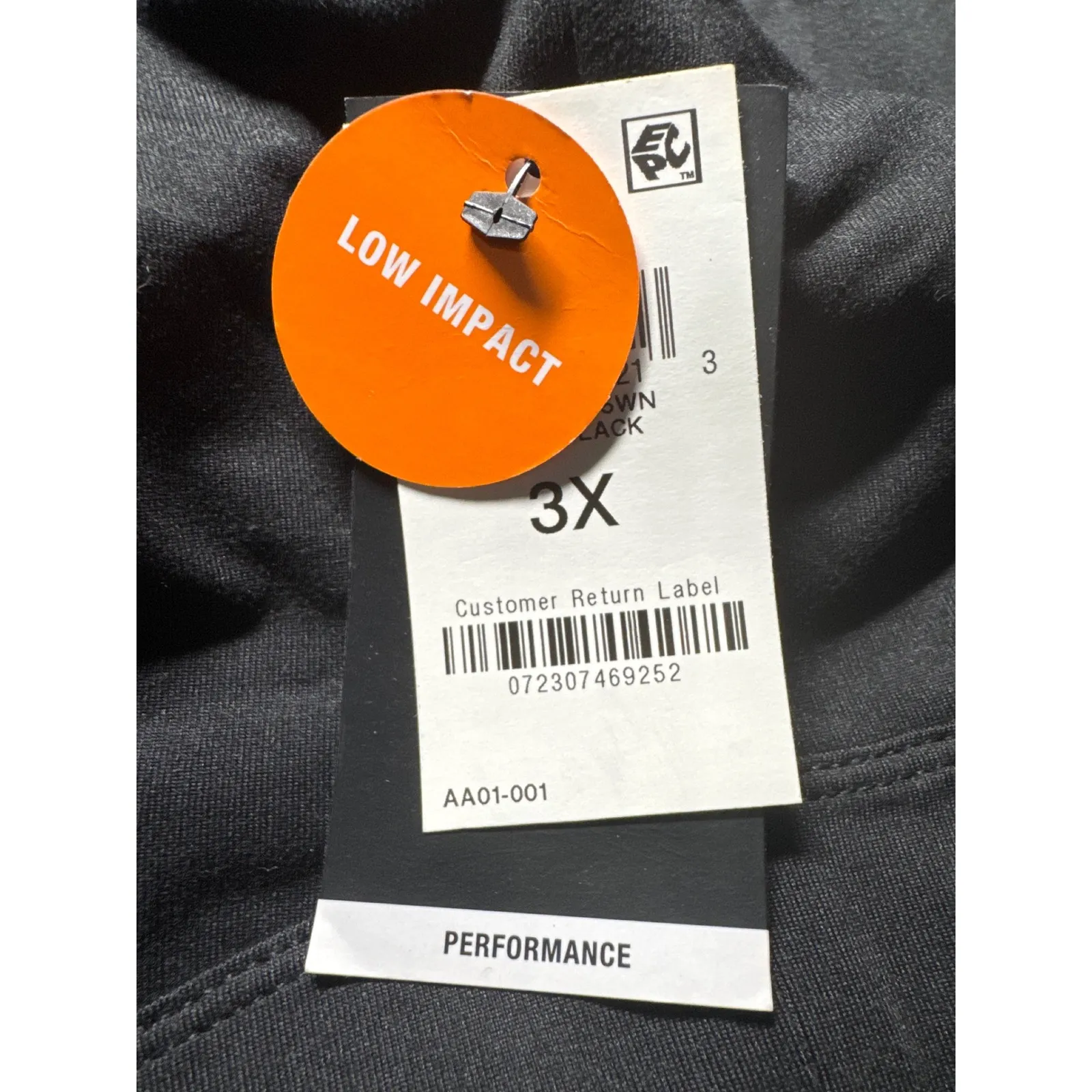 Ideology Black Sports Bra Crisscross Back Low Impact Performance Size 3X - Image 11