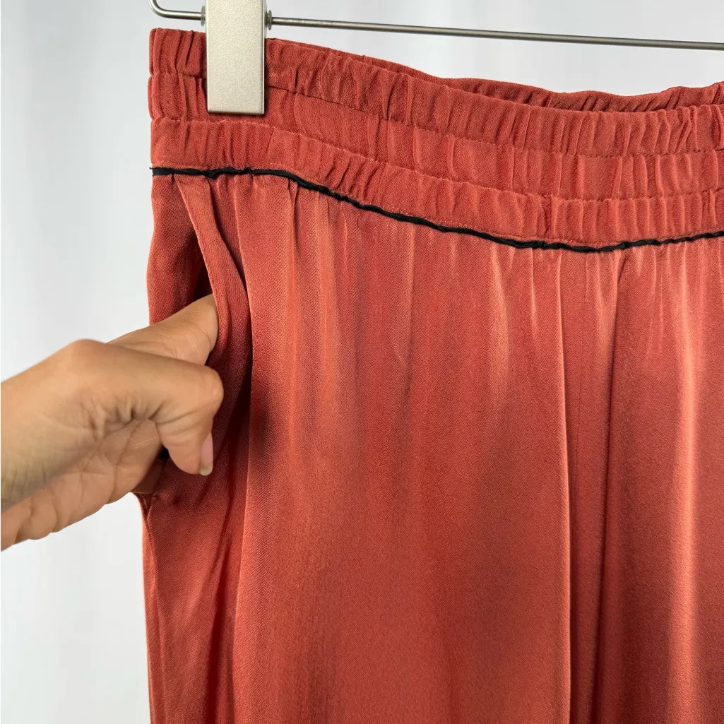 Forte Forte Resort Pants in Rust Size Small Orange - Image 6