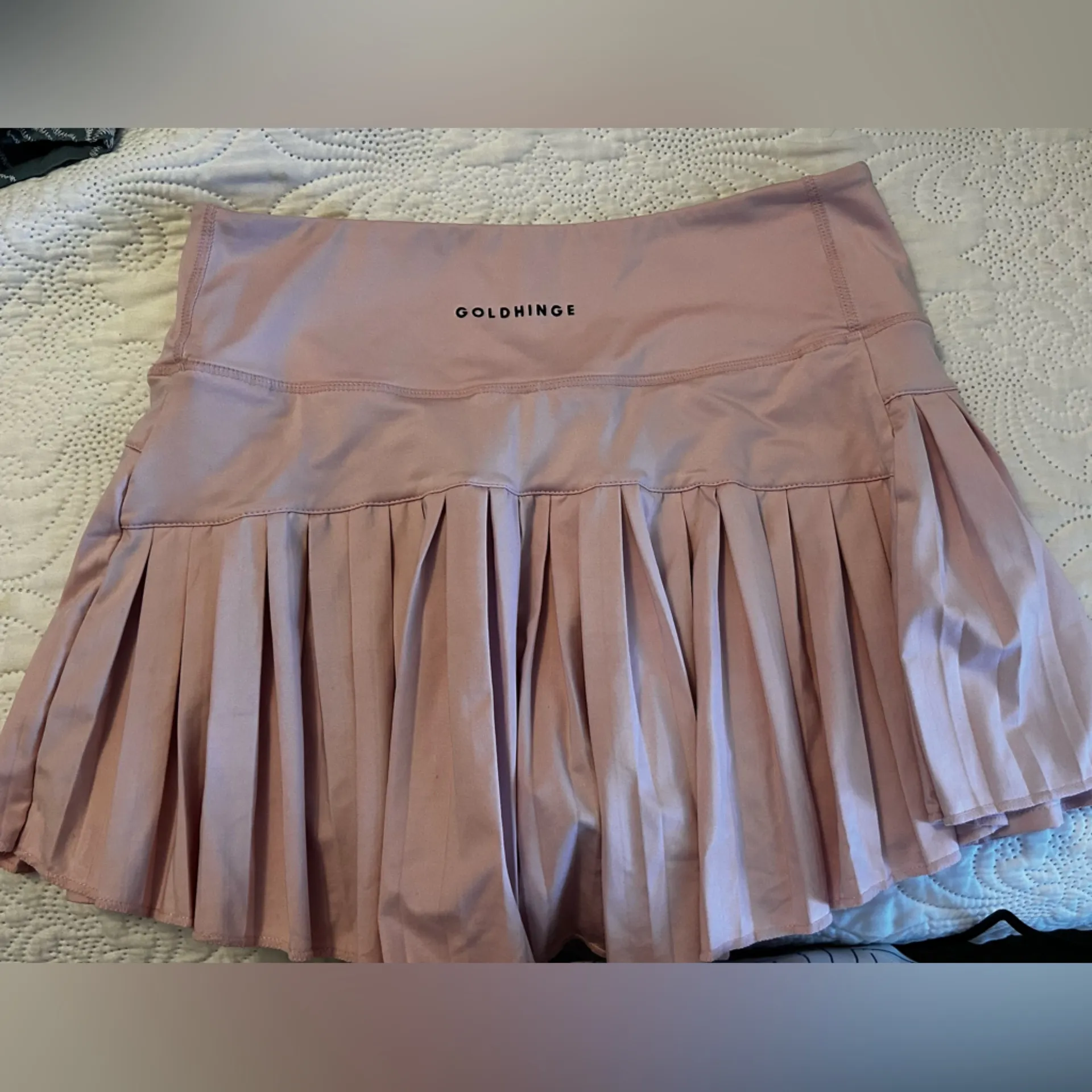 Light pink Goldhinge skort - Image 2