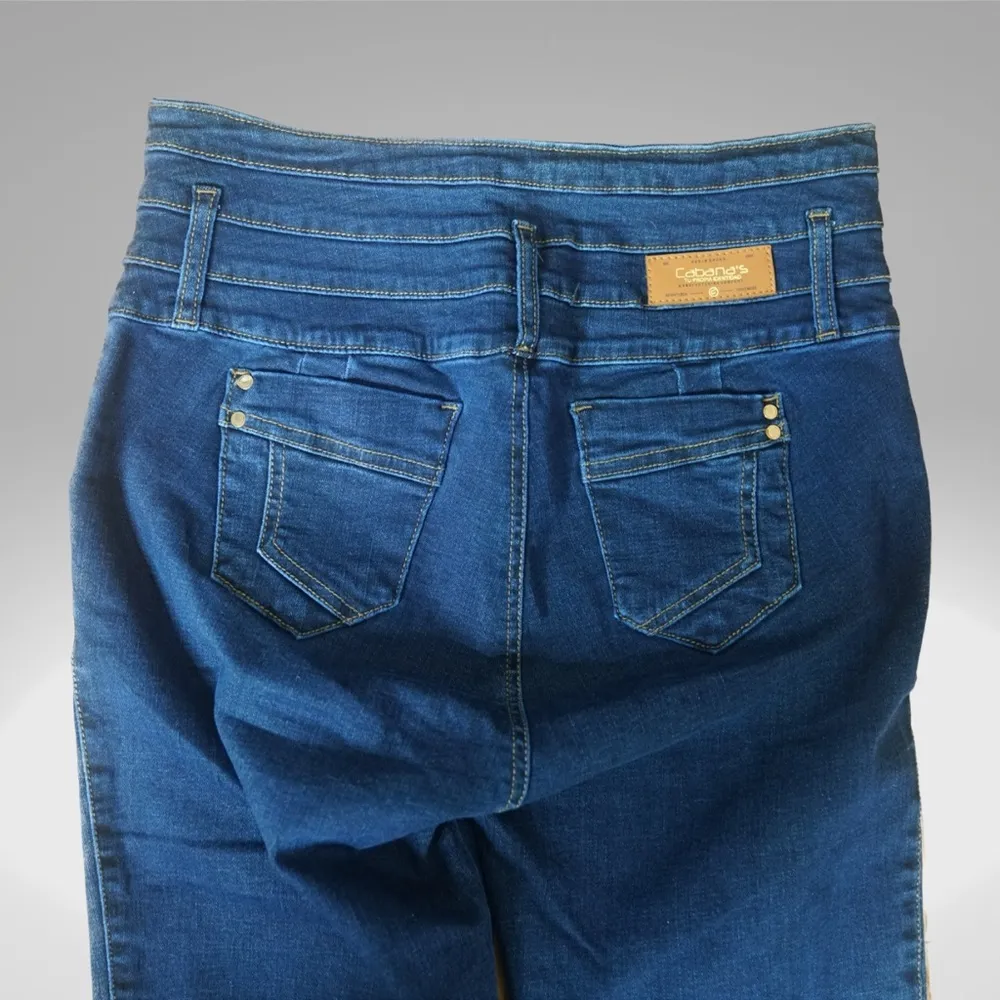 Premium denim CABANA’S Colombian jeans. Blue Size 10 - Image 3