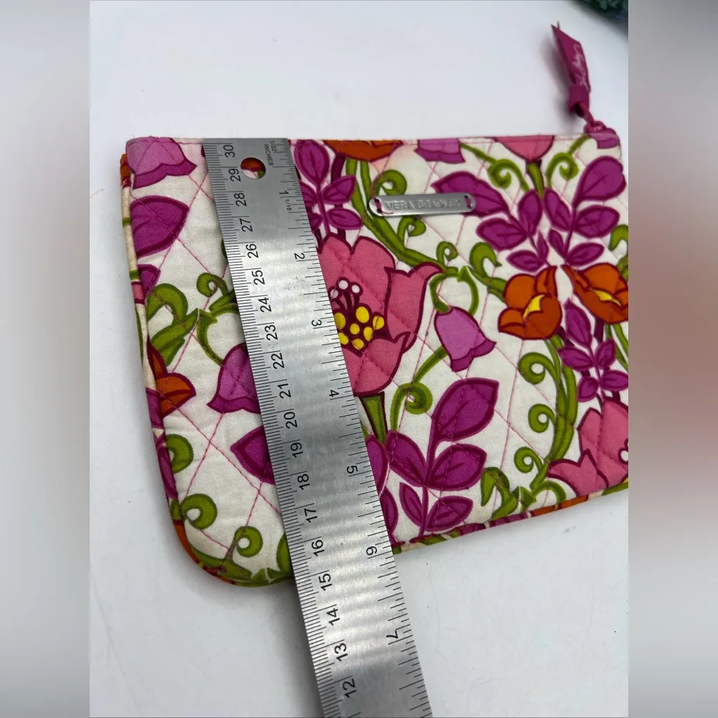 Vera Bradley Small Quilted Cosmetic Travel Bag Retired Lilli Bell Pattern - Image 13