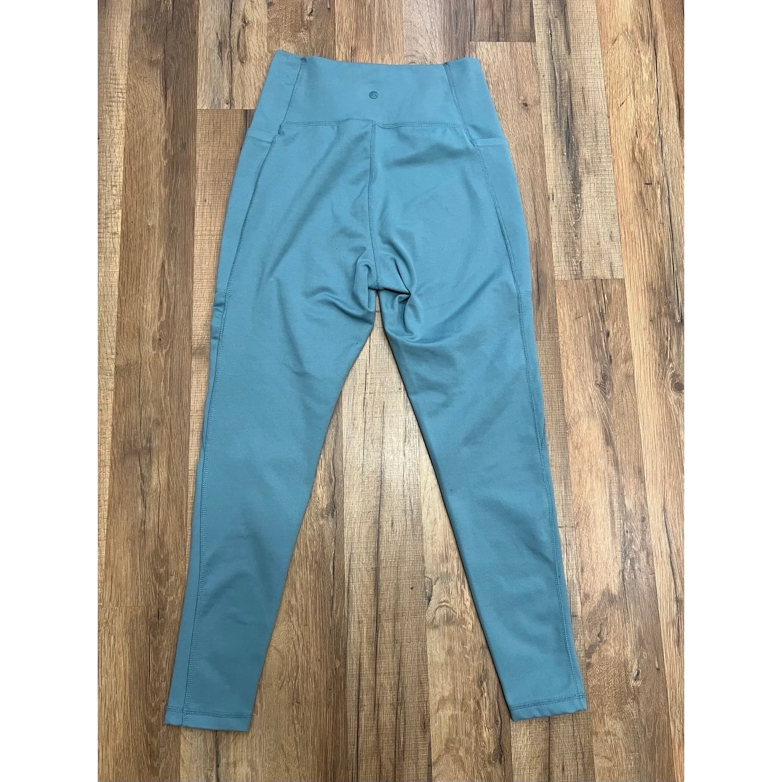 DANSKIN 1720442 SMOKE‎ BLUE BRUSHED CONTOUR LEGGINGS SZ M - Image 4