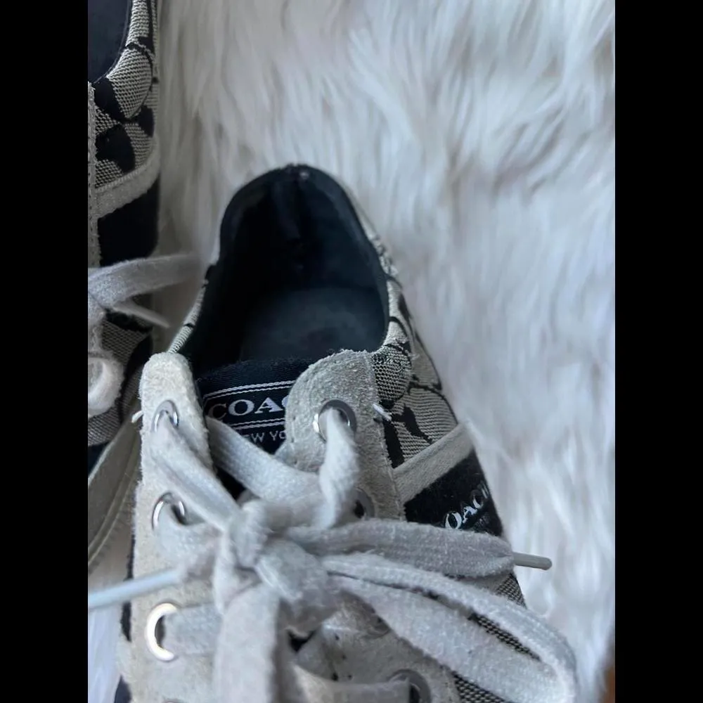 Coach Signature Canvas Sneakers size 8 - Image 6