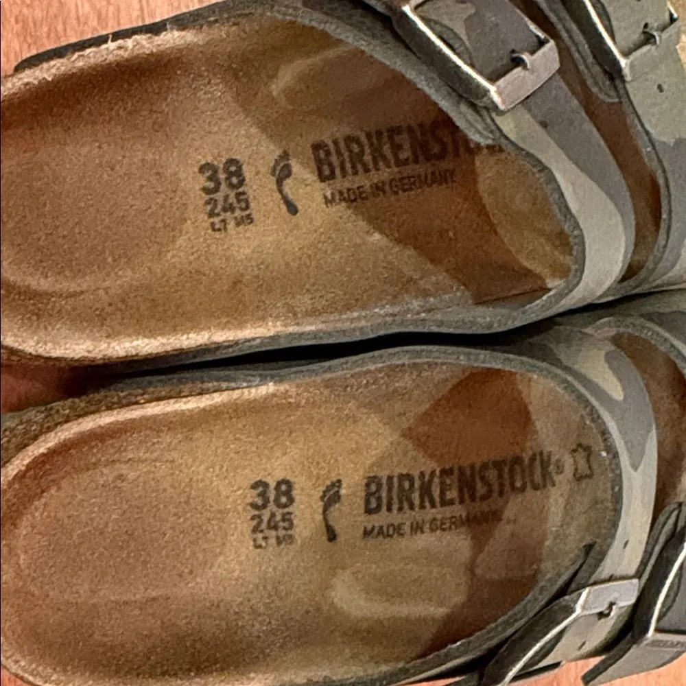 Birkenstock Women’s Arizona Desert soil Camo Green Size‎ 38 7.5 - Image 4
