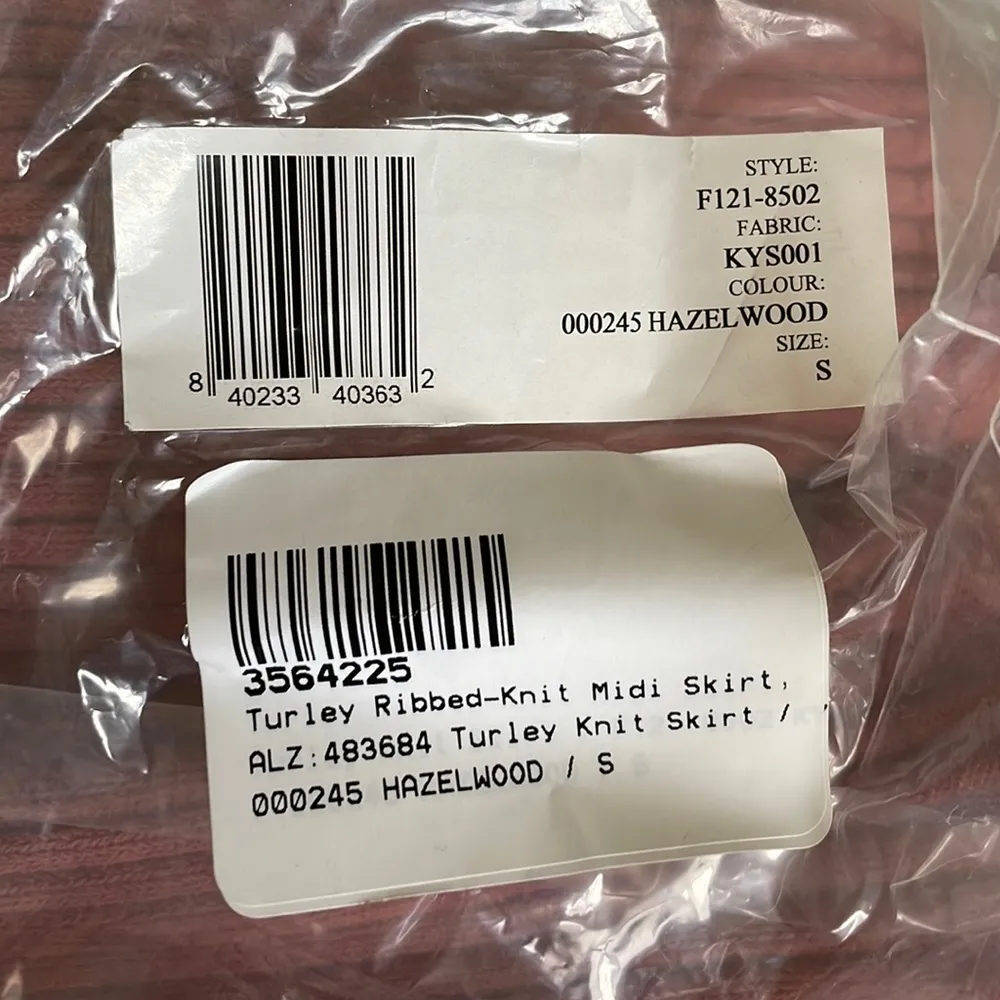 NWT $795 Altuzarra Turley beautiful ribbed skirt in hazelwood Pink - Image 16