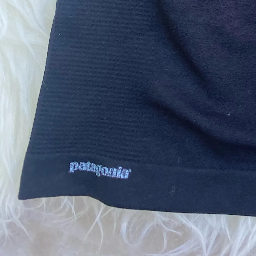 PATAGONIA Sleeveless Tank Top Womens M Medium Capilene Black Stretch Tee - Image 5