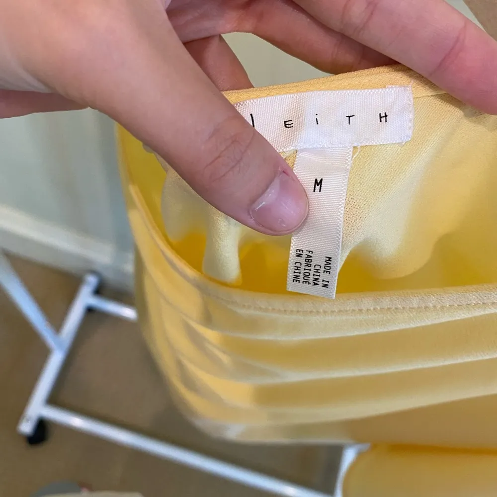 Yellow One Shoulder Blouse - Image 5