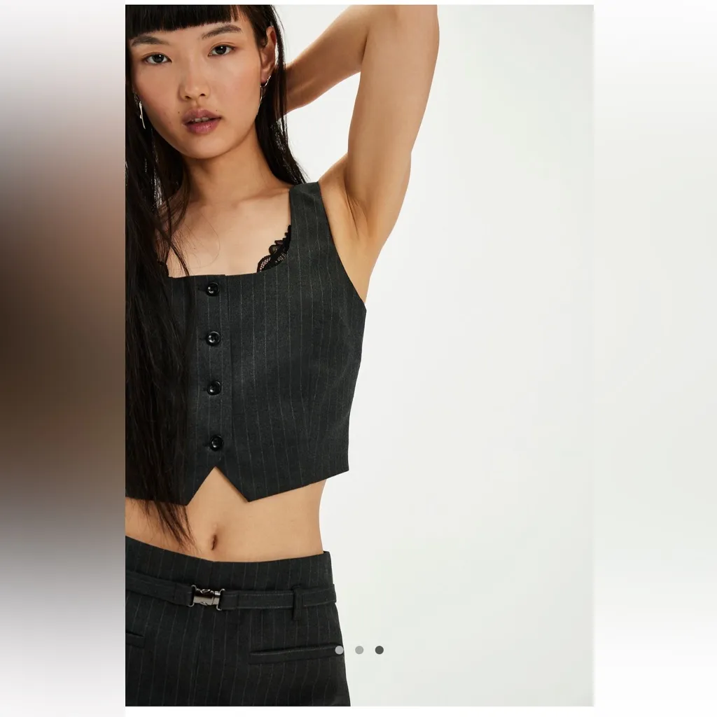 NWT Moon River Pinstripe Suit Skirt Size Small - Image 3