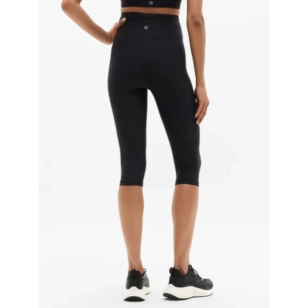 New Athleta XS Tall Pacesetter Ultra High Rise Crop Legging Black X-Small Tall - Image 3