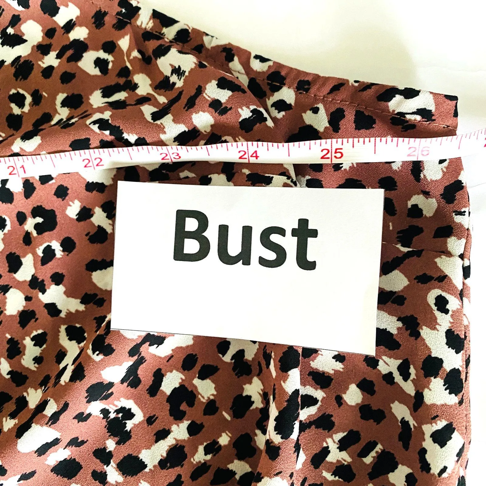 Torrid Animal Print Georgette Tank Top Mock Neck Ruffled Trim Blouse 3 (3X) - Image 9