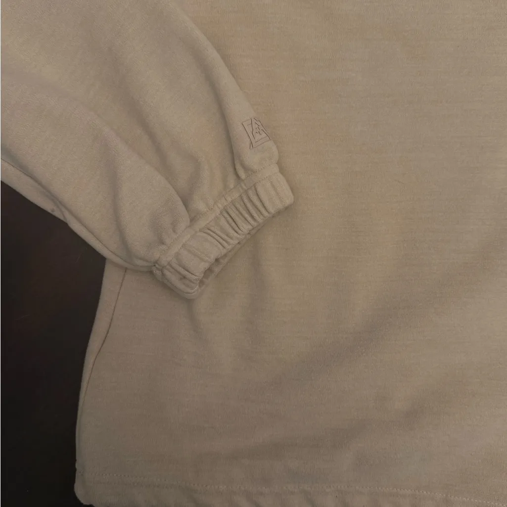 Beige Quarter-Zip Pullover - Image 6