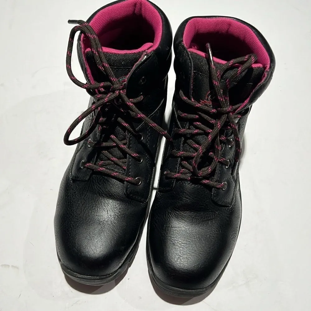 Brahma‎ Steel Toe Boots Size 8. B63 Black - Image 6