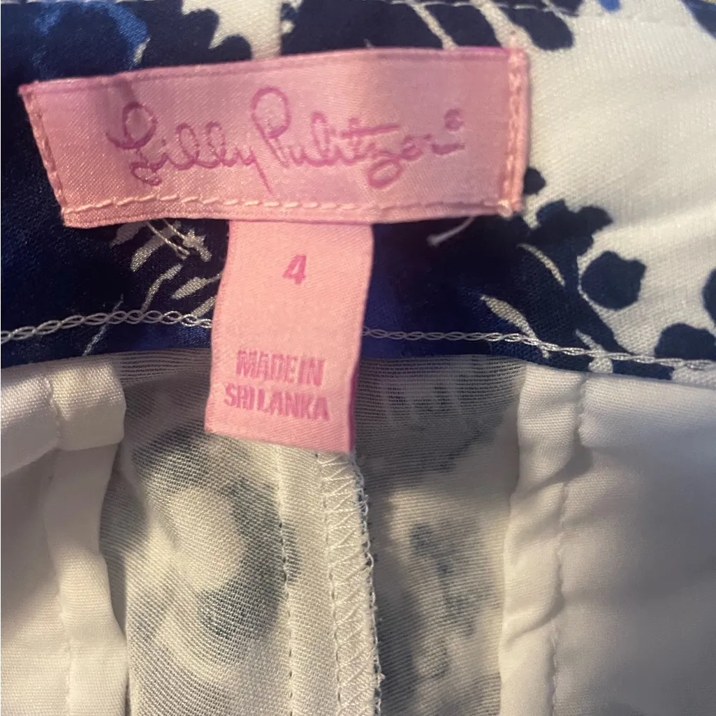 Lilly Pulitzer Wide‎ Leg Pants Size 4. - Image 3