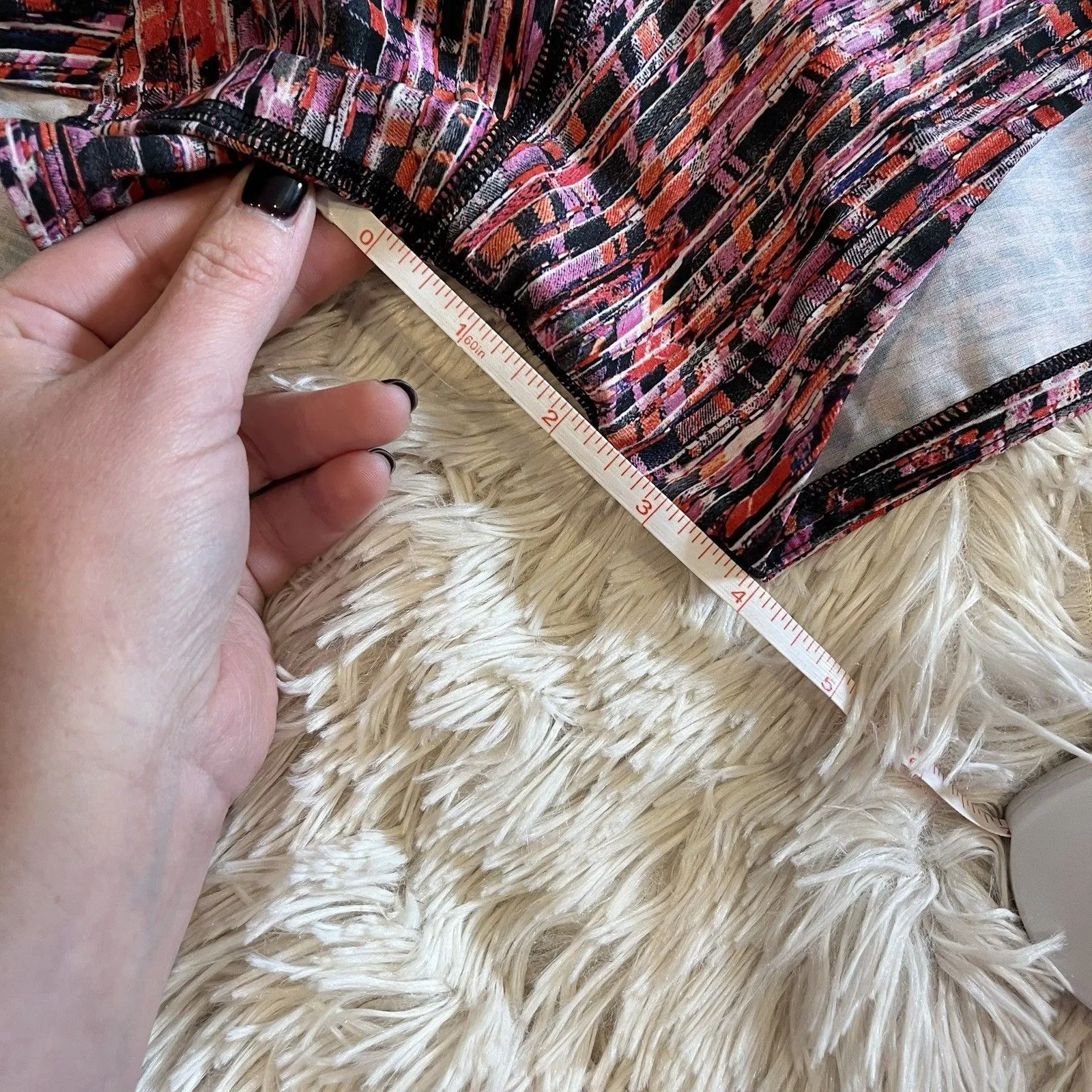 Lululemon Speed Up Shorts Women’s 6 Black Multi Low Rise 2.5” Lined Running - Image 3