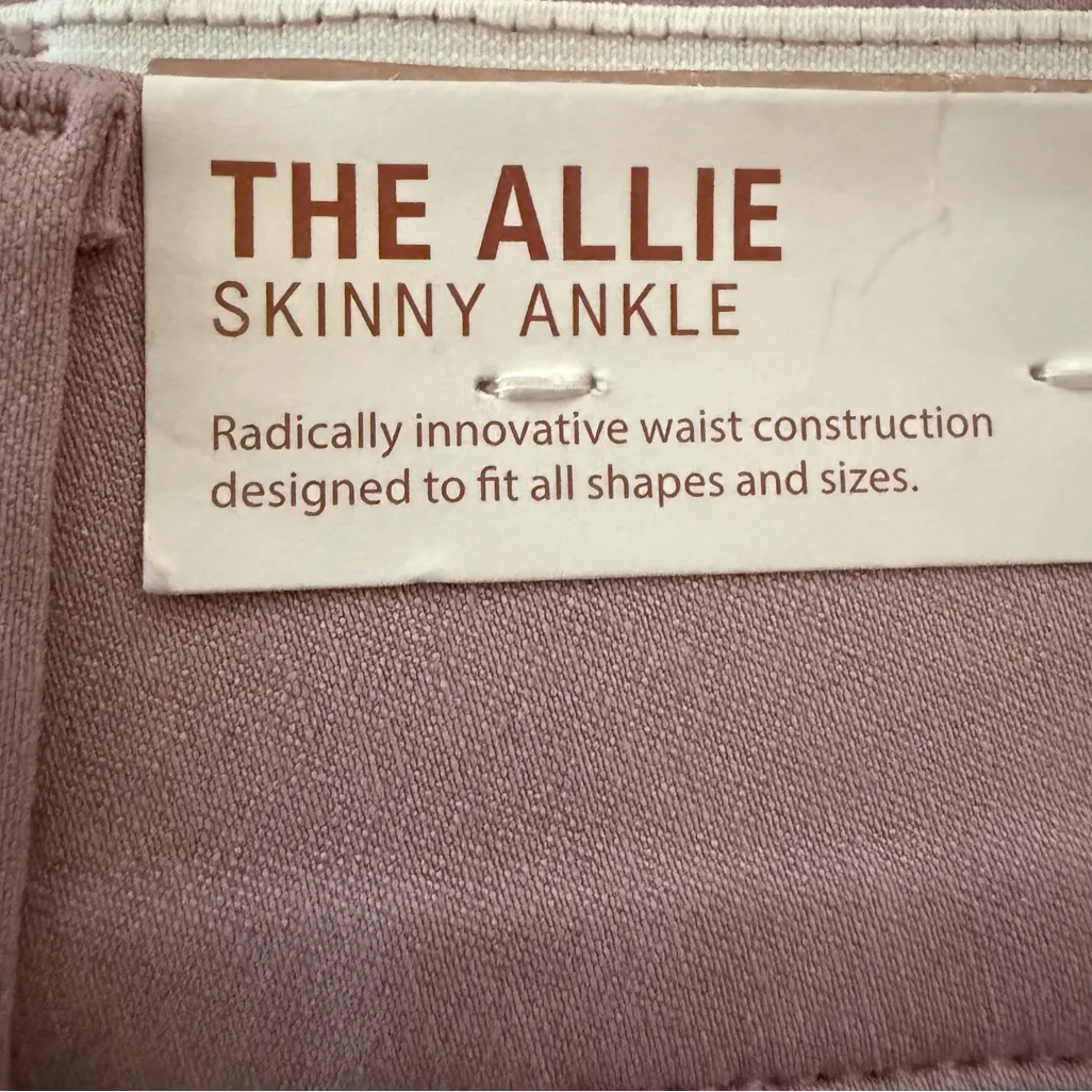 Lane Bryant The Allie Pant Skinny Ankle Pants Mauve Pearl Accents On Cuff NWT 16 - Image 10